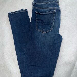 American Eagle Outfitters Dark Blue Skinny Jeans